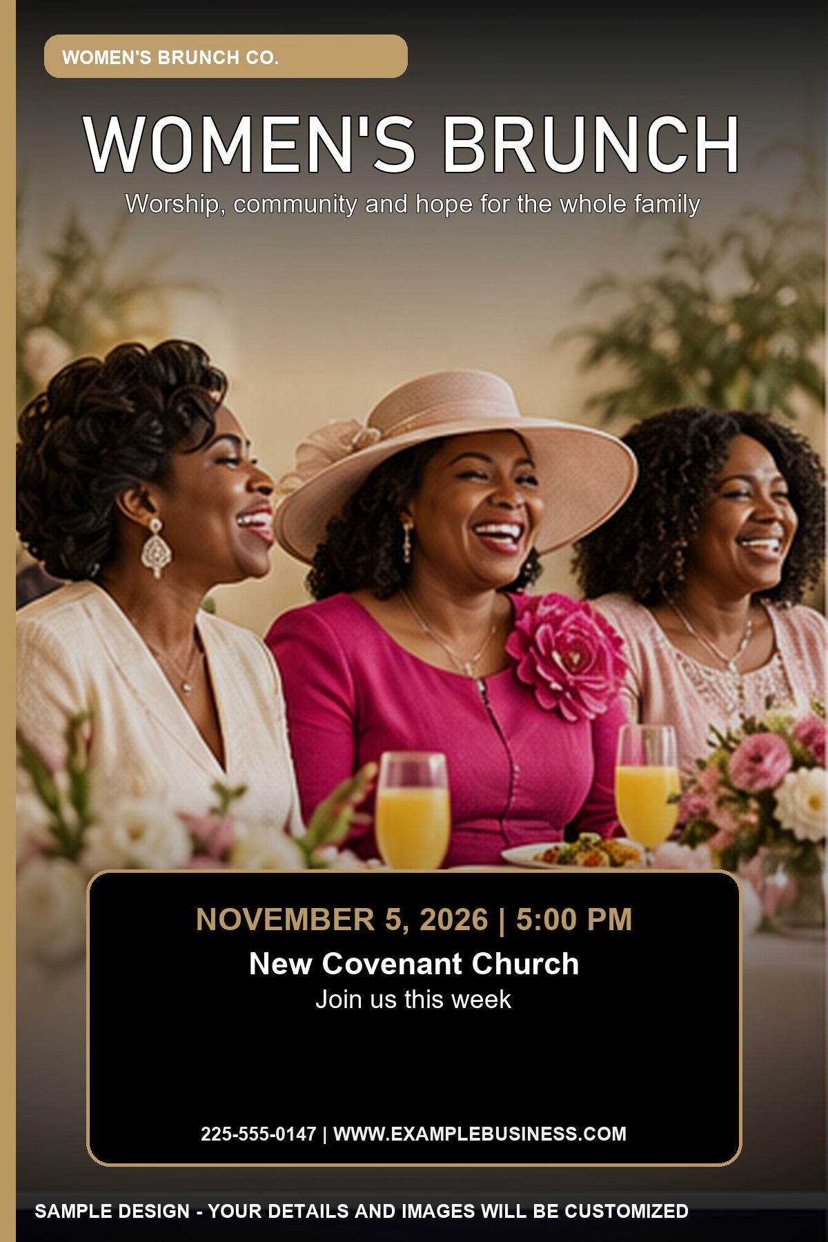 Women's Brunch professional design template