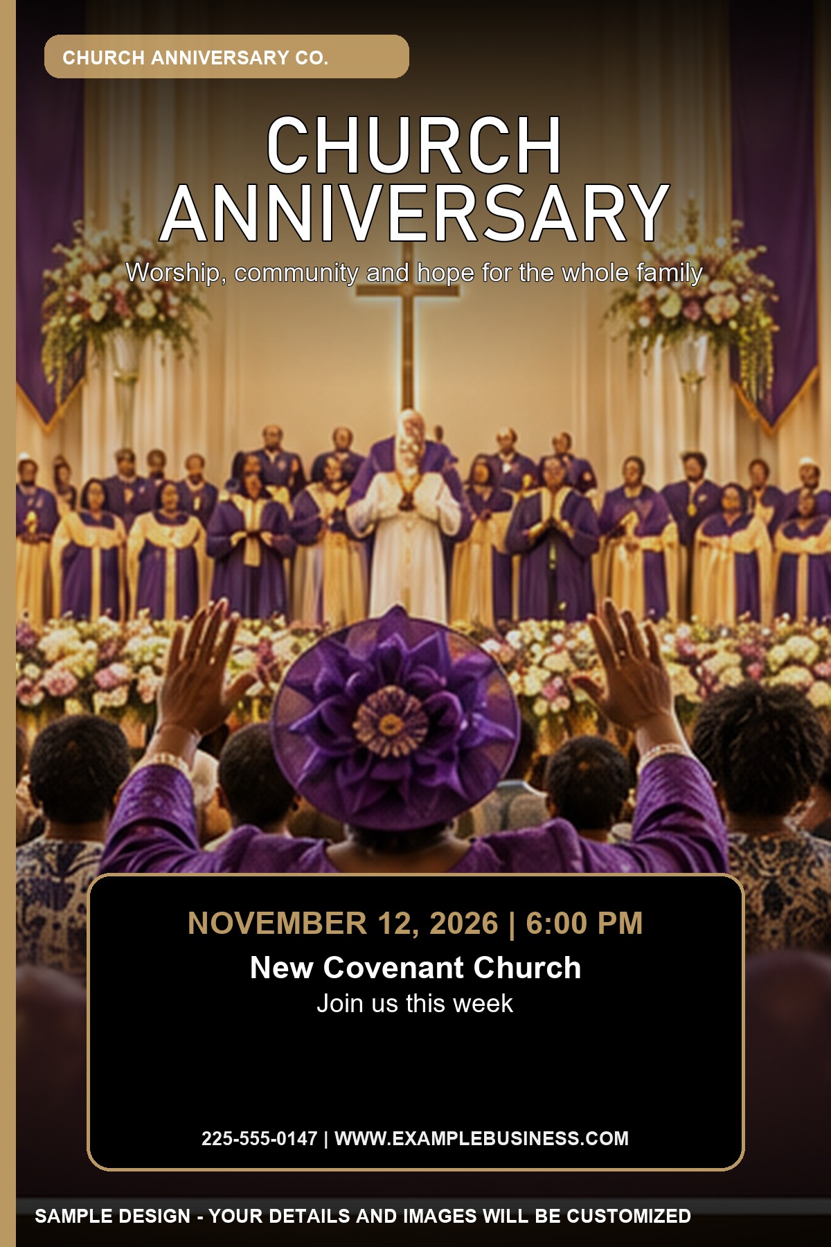 Church Anniversary professional design template