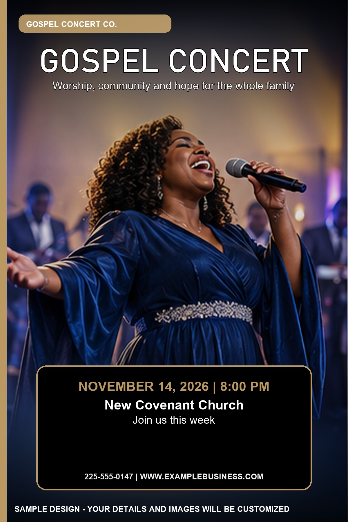 Gospel Concert professional design template