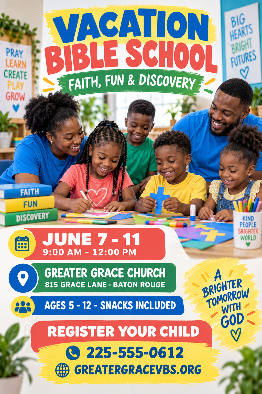 Vacation Bible School professional design template