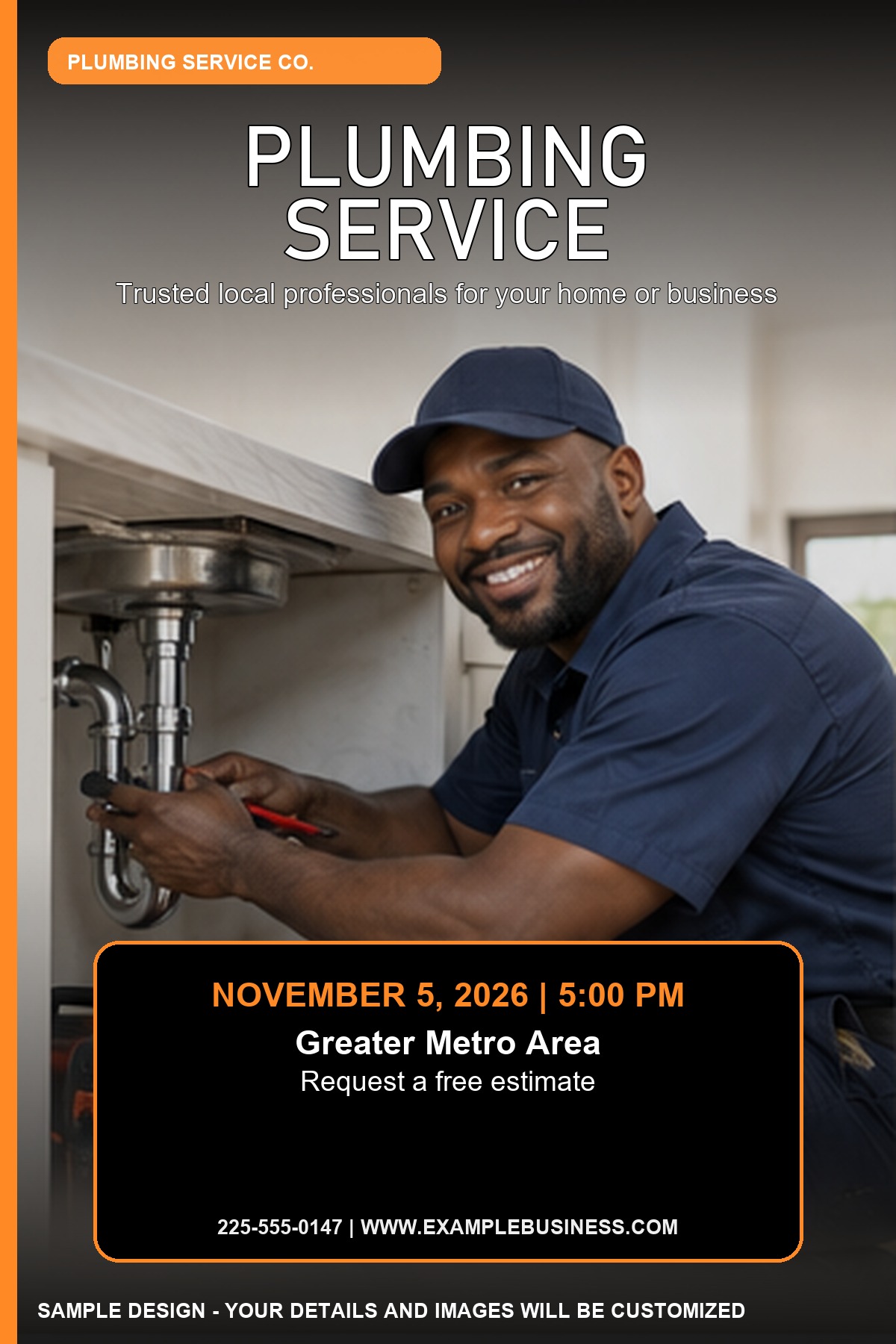 Plumbing Service professional design template