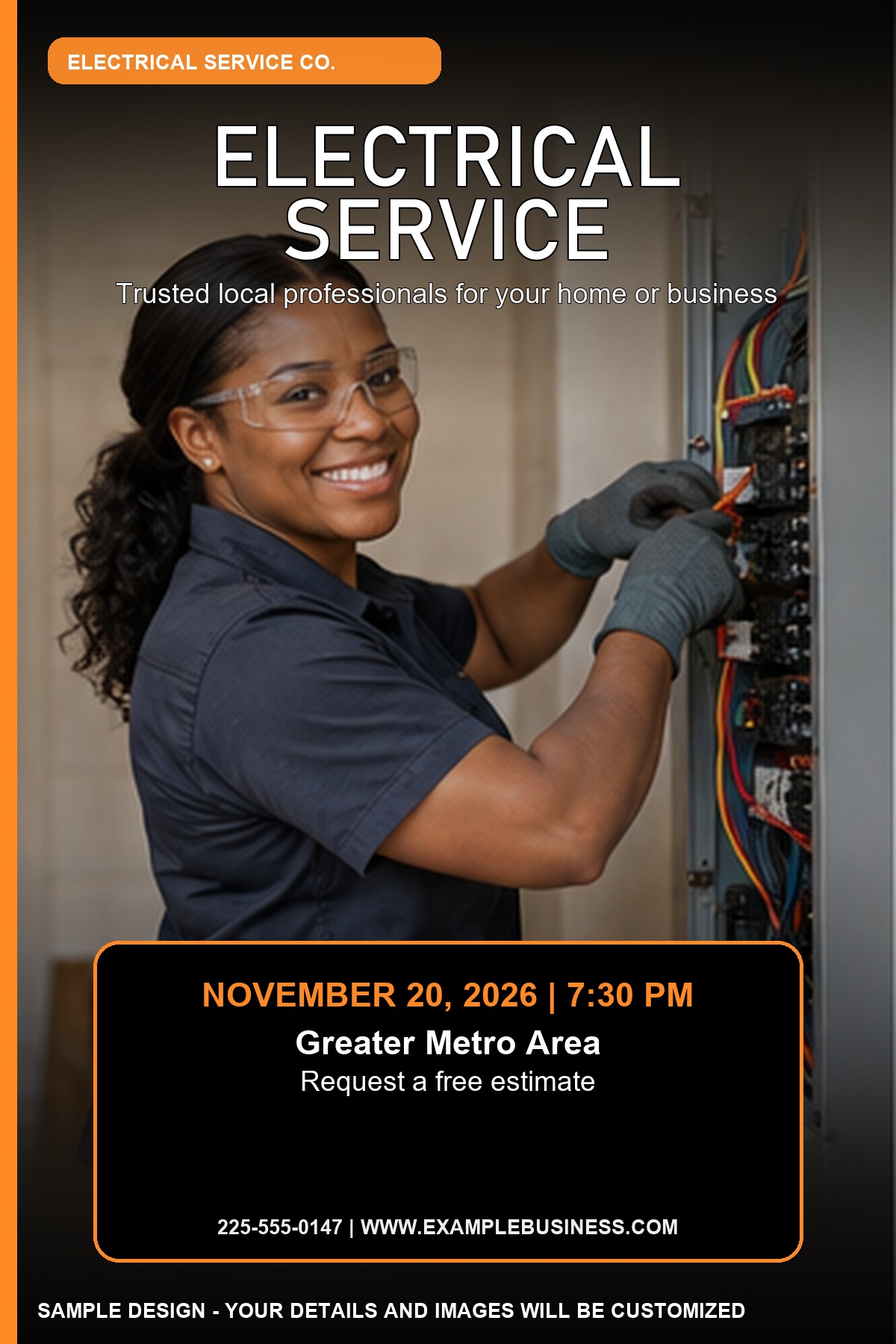 Electrical Service professional design template