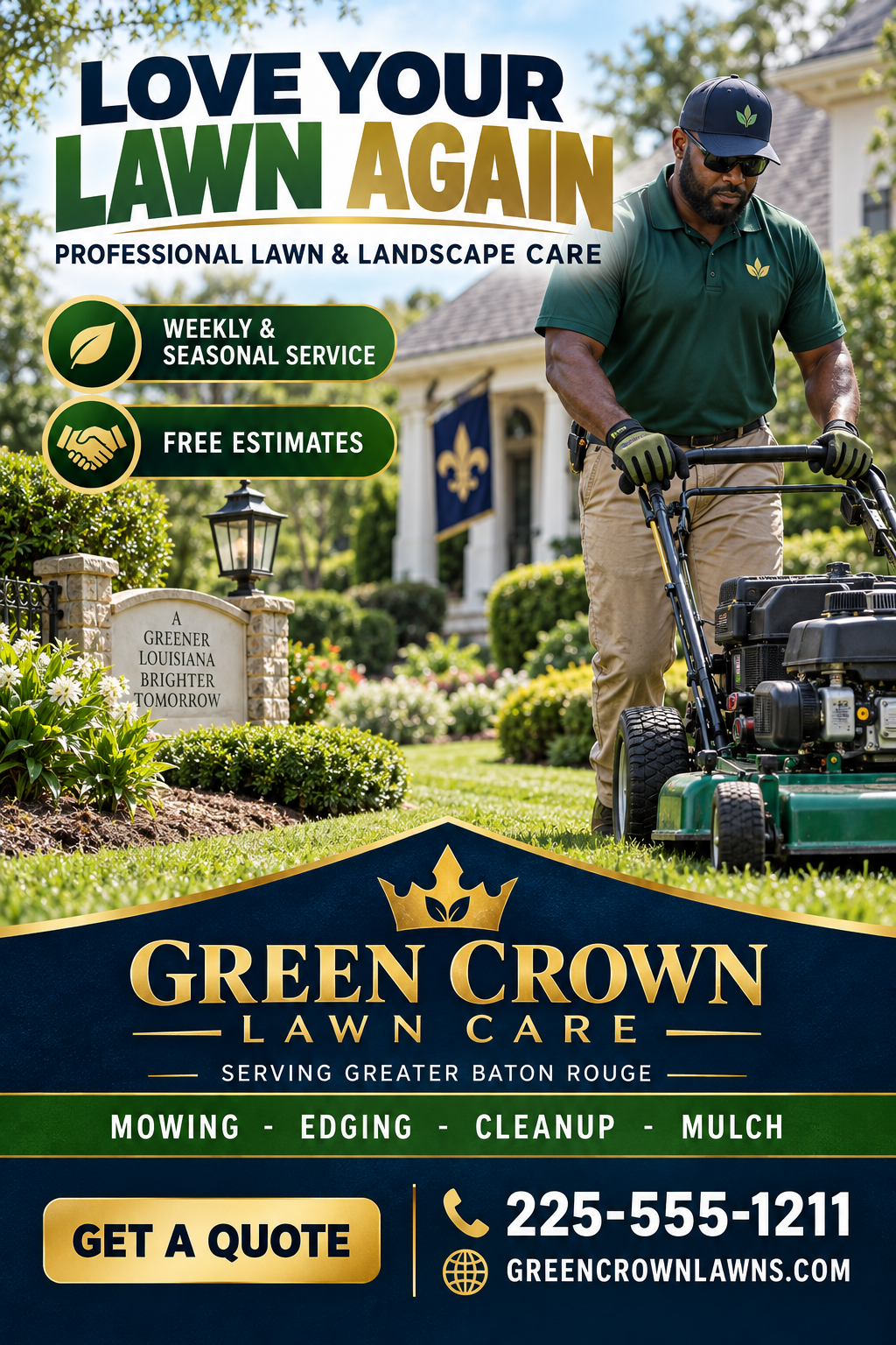Professional Lawn Care professional design template
