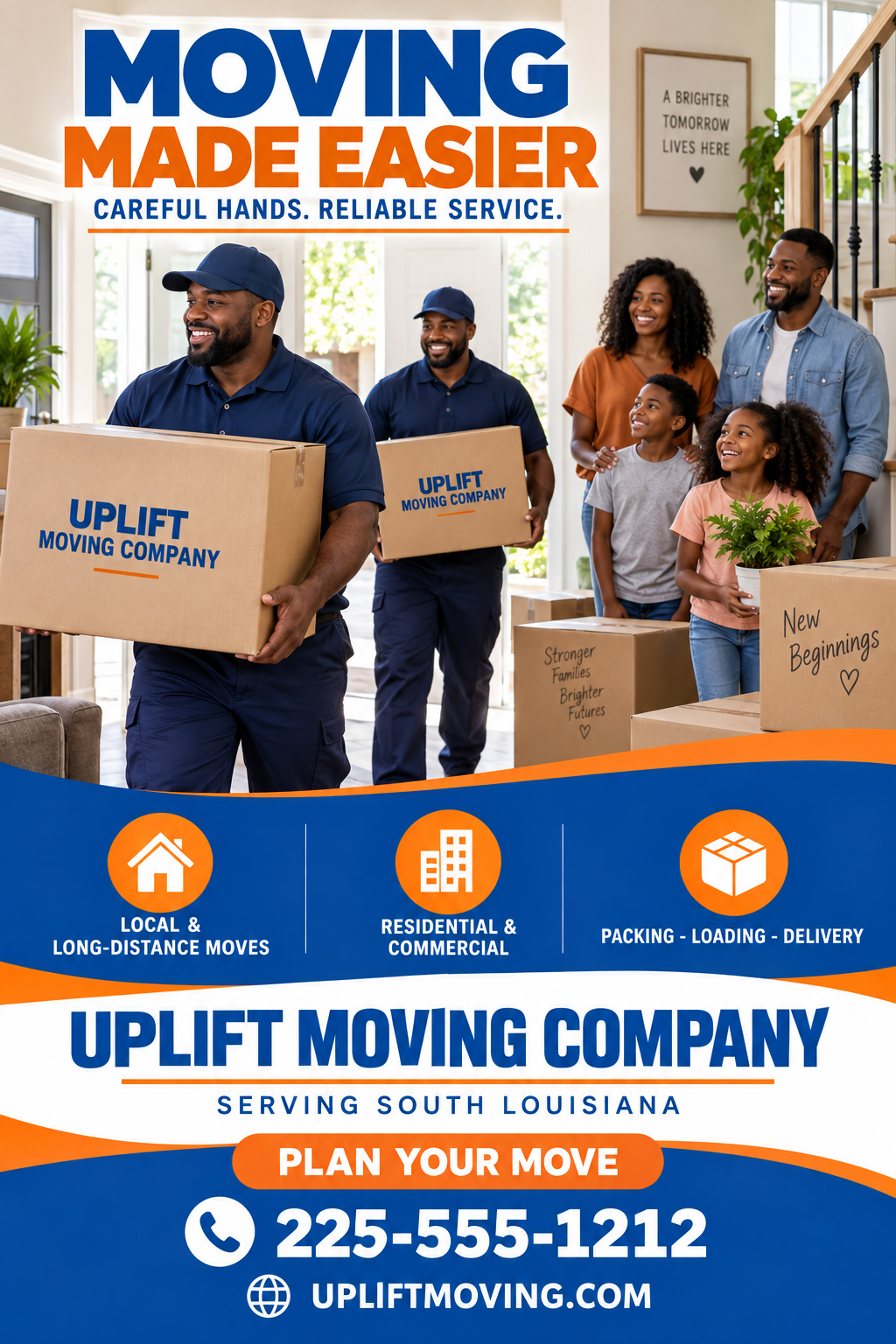 Moving Made Easier professional design template