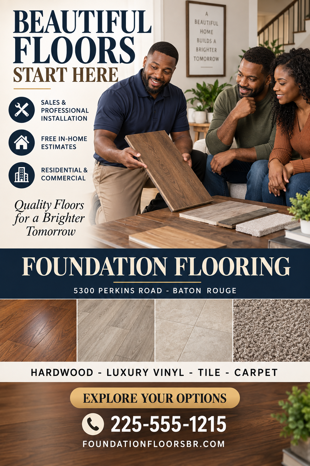 Foundation Flooring professional design template