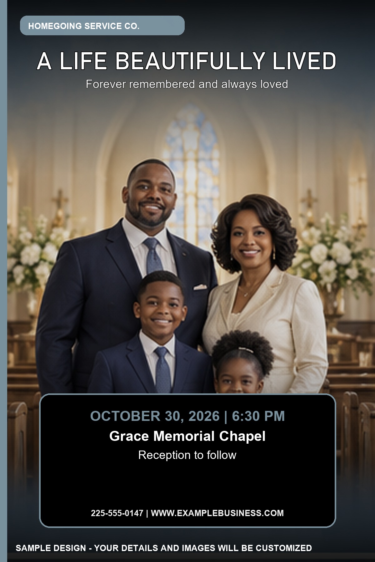 Homegoing Service professional design template