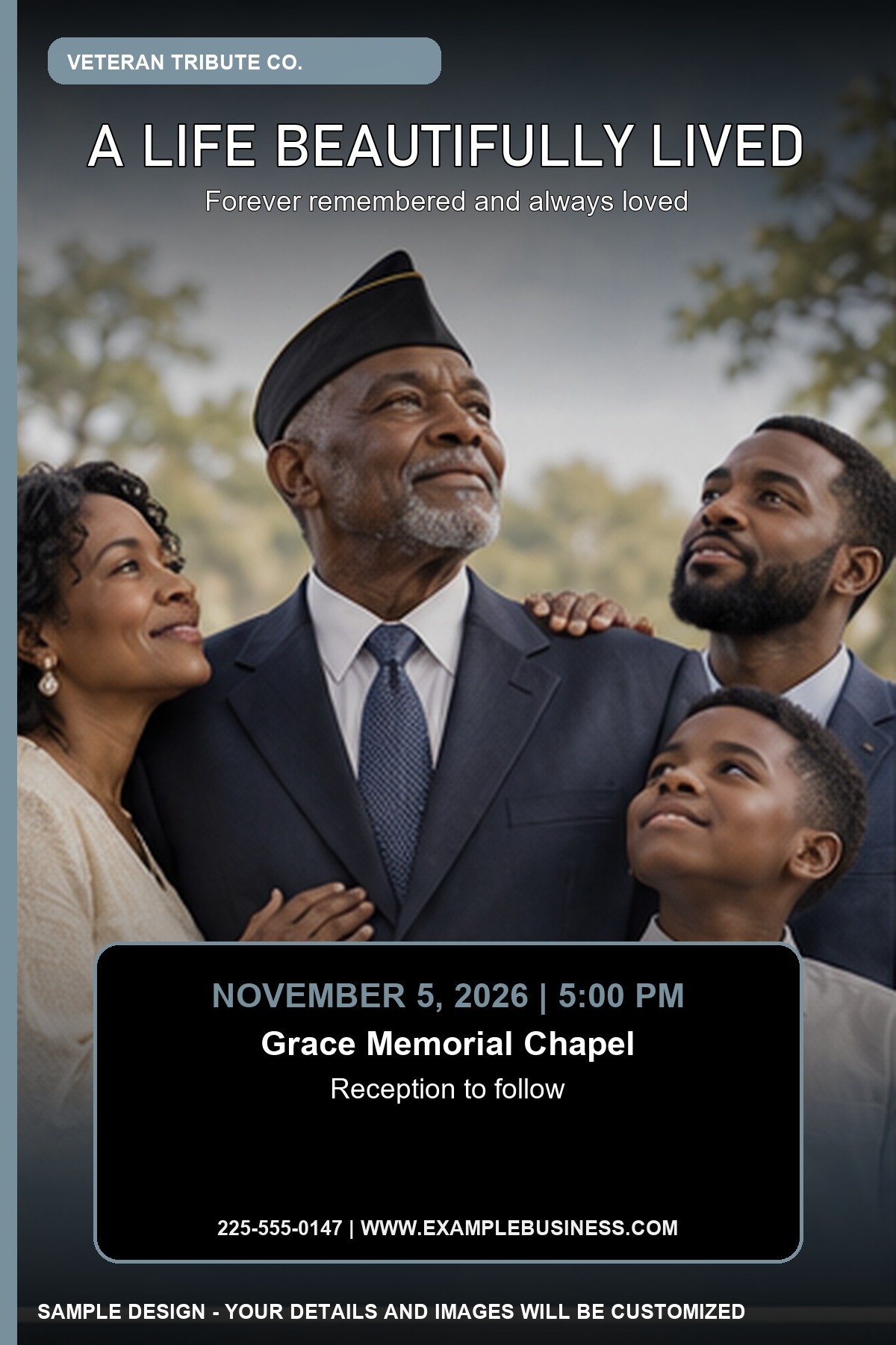 Veteran Tribute professional design template
