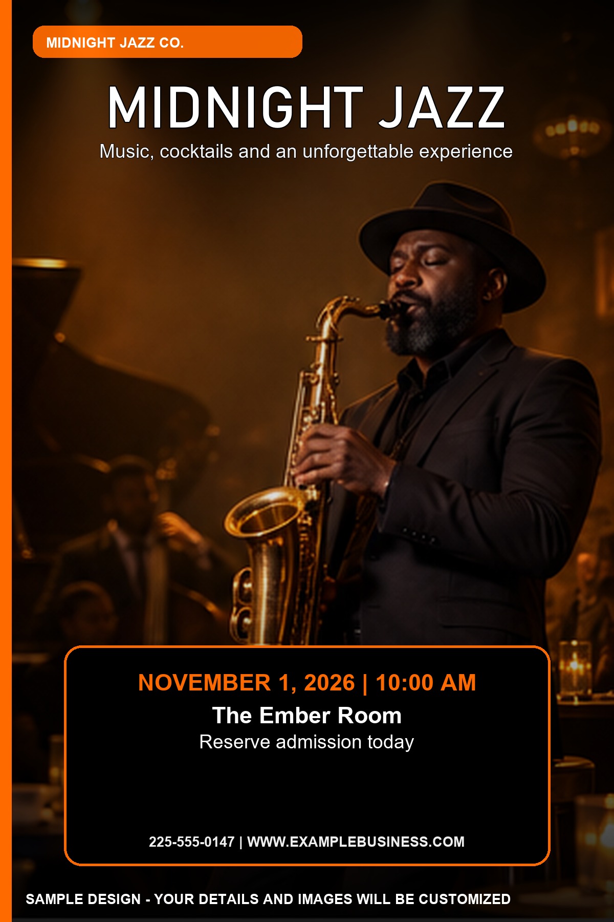 Midnight Jazz professional design template