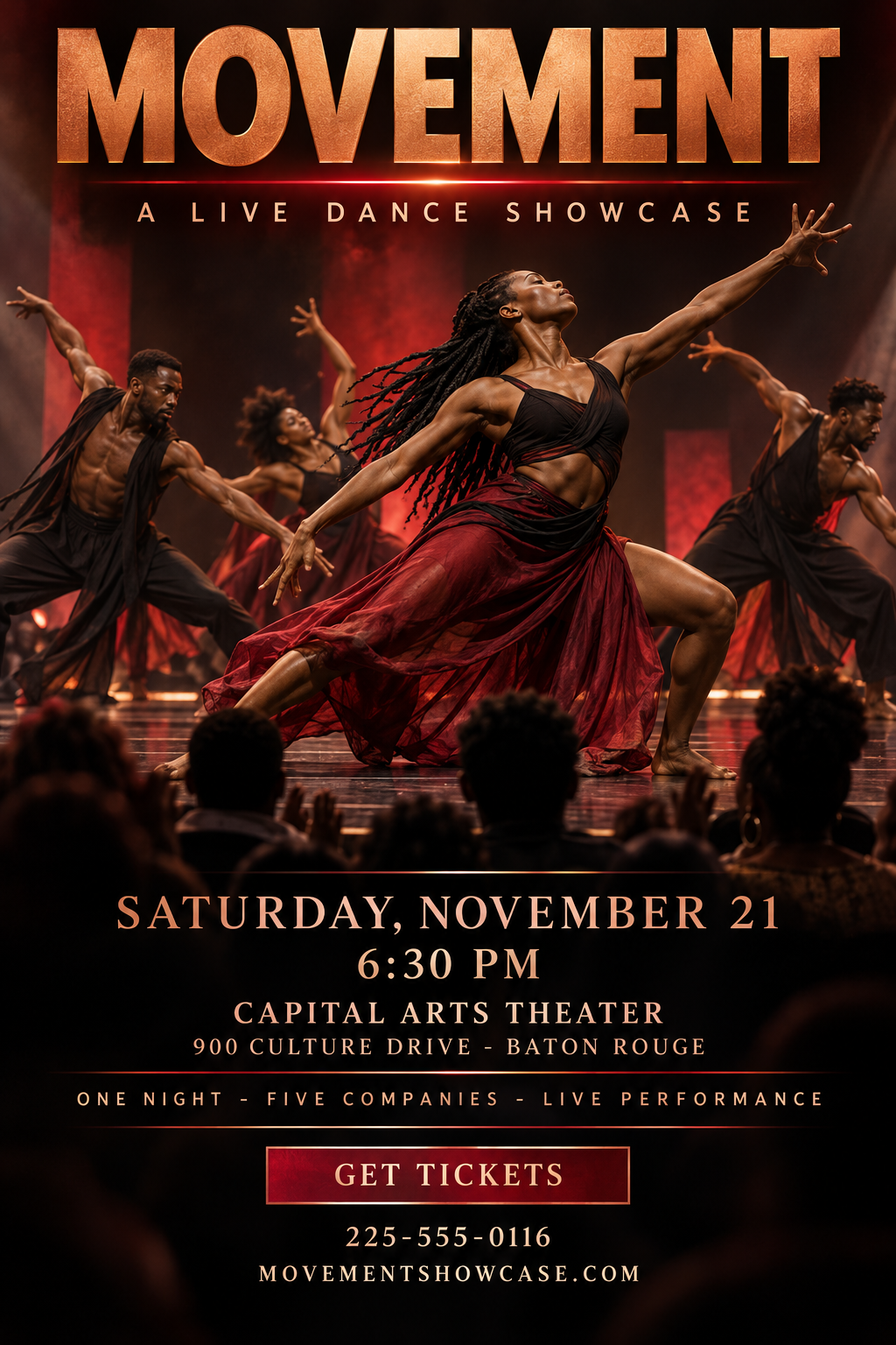 Movement Dance Showcase professional design template