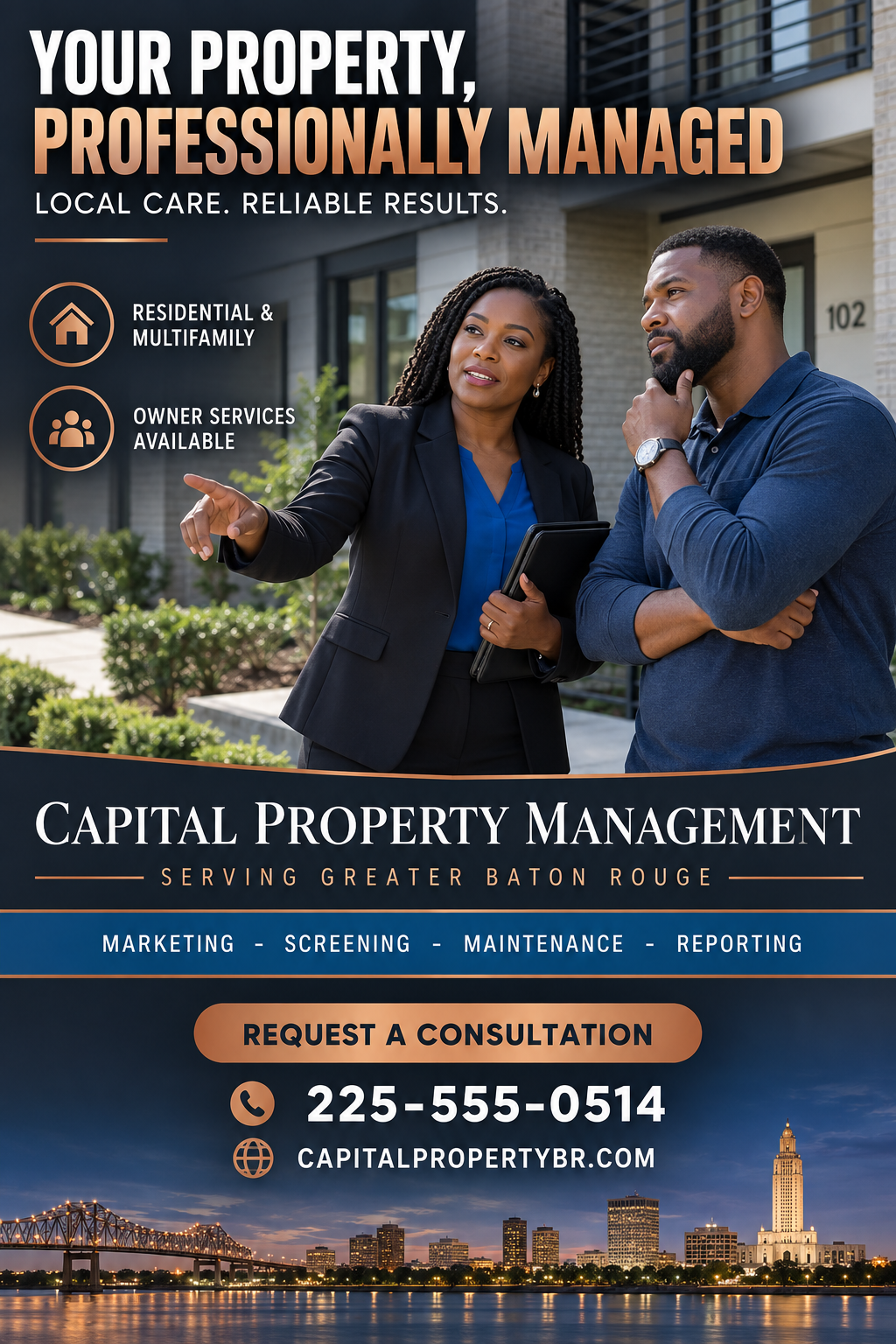 Property Management professional design template