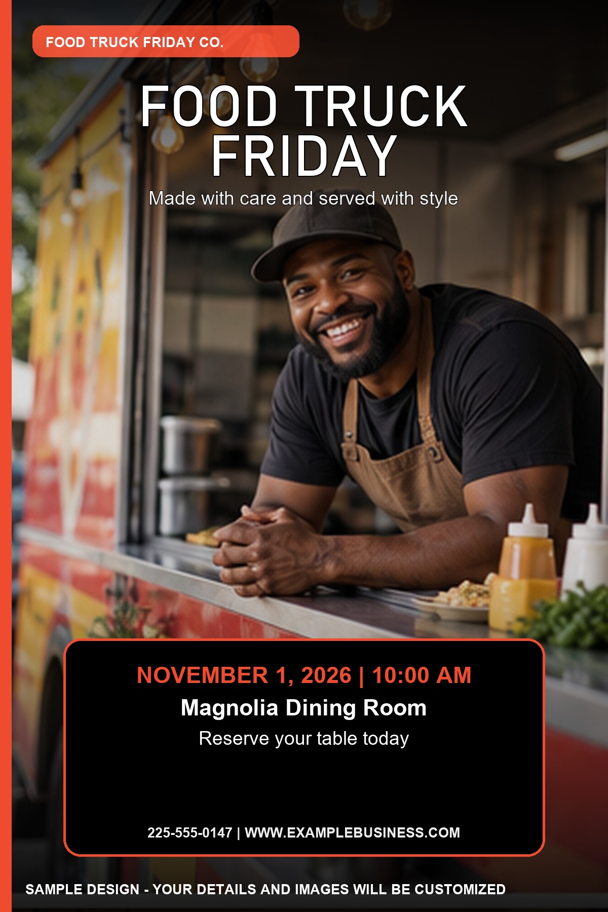 Food Truck Friday professional design template