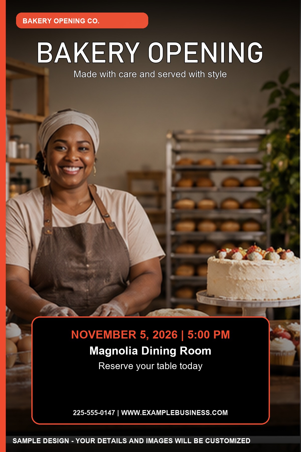 Bakery Opening professional design template