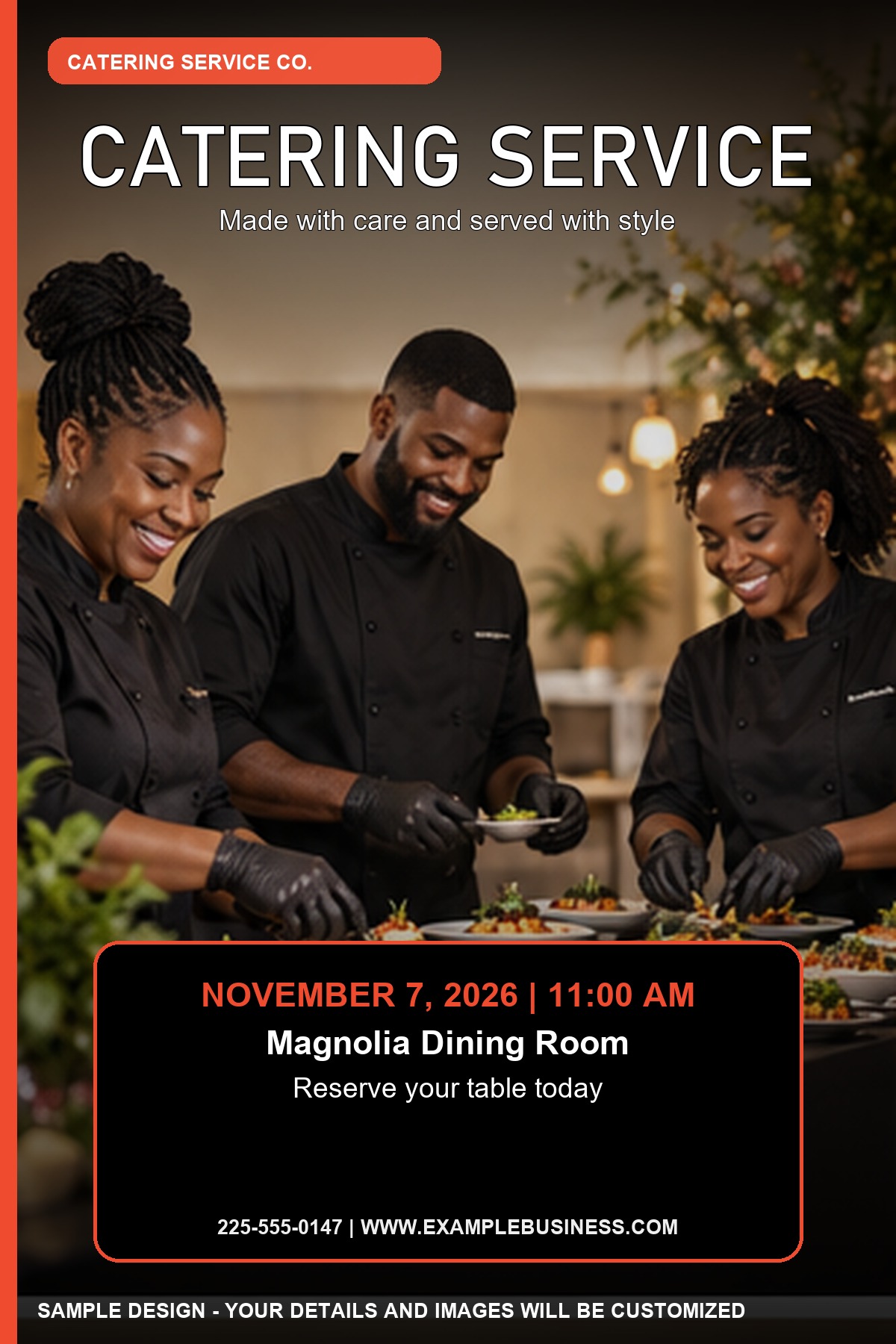 Catering Service professional design template