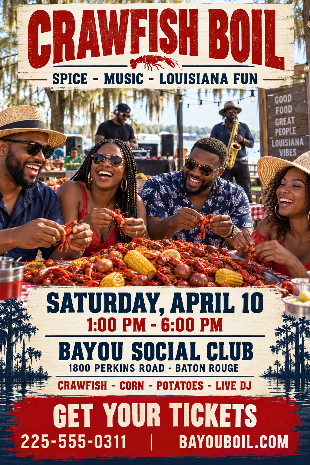Crawfish Boil professional design template