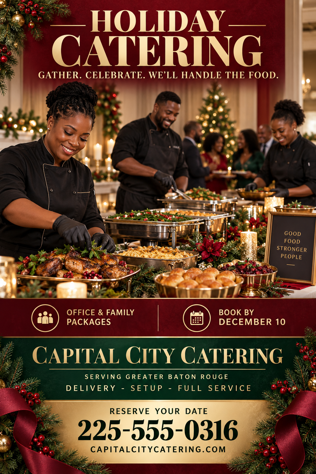 Holiday Catering professional design template