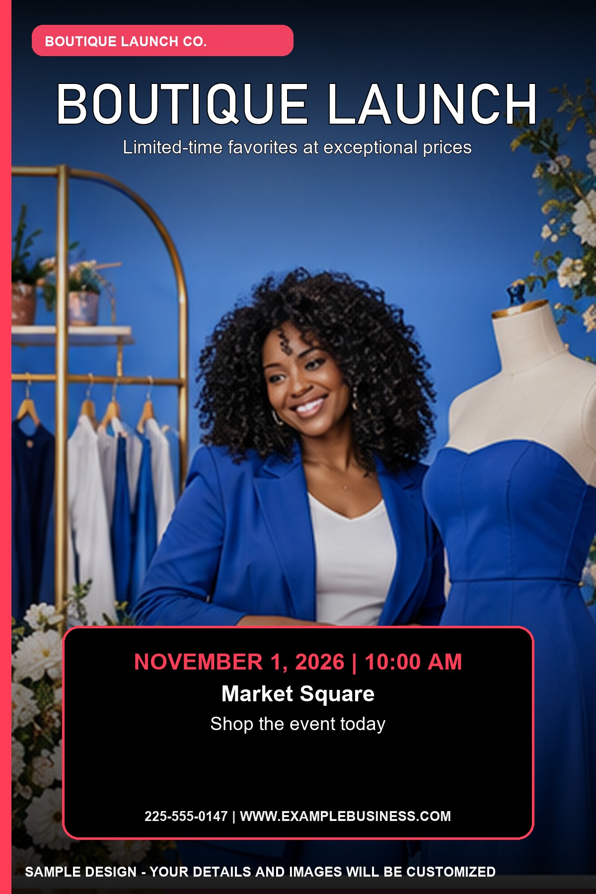 Boutique Launch professional design template