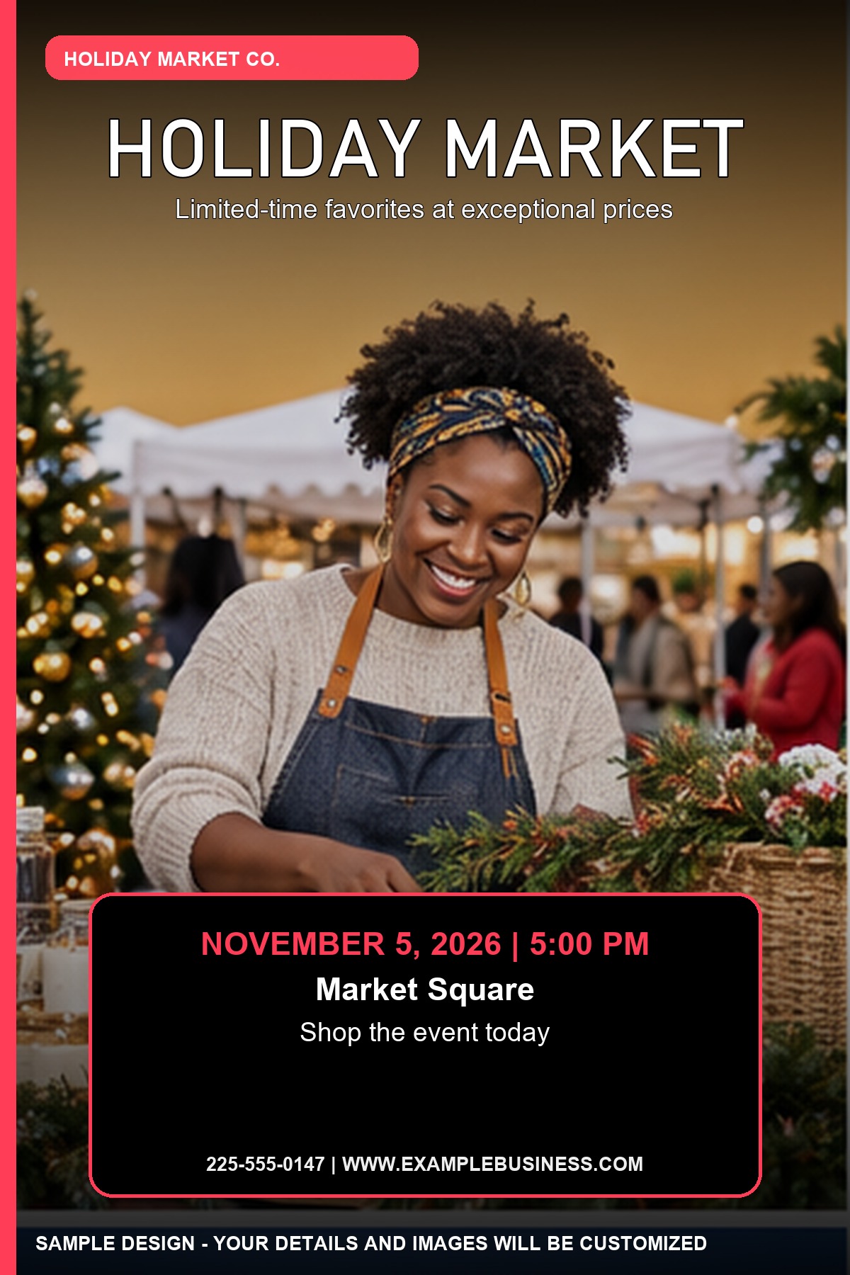 Holiday Market professional design template