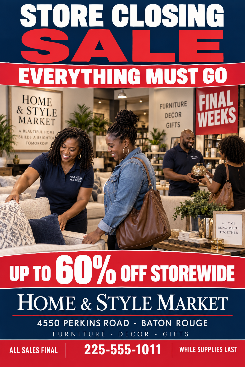 Store Closing Sale professional design template