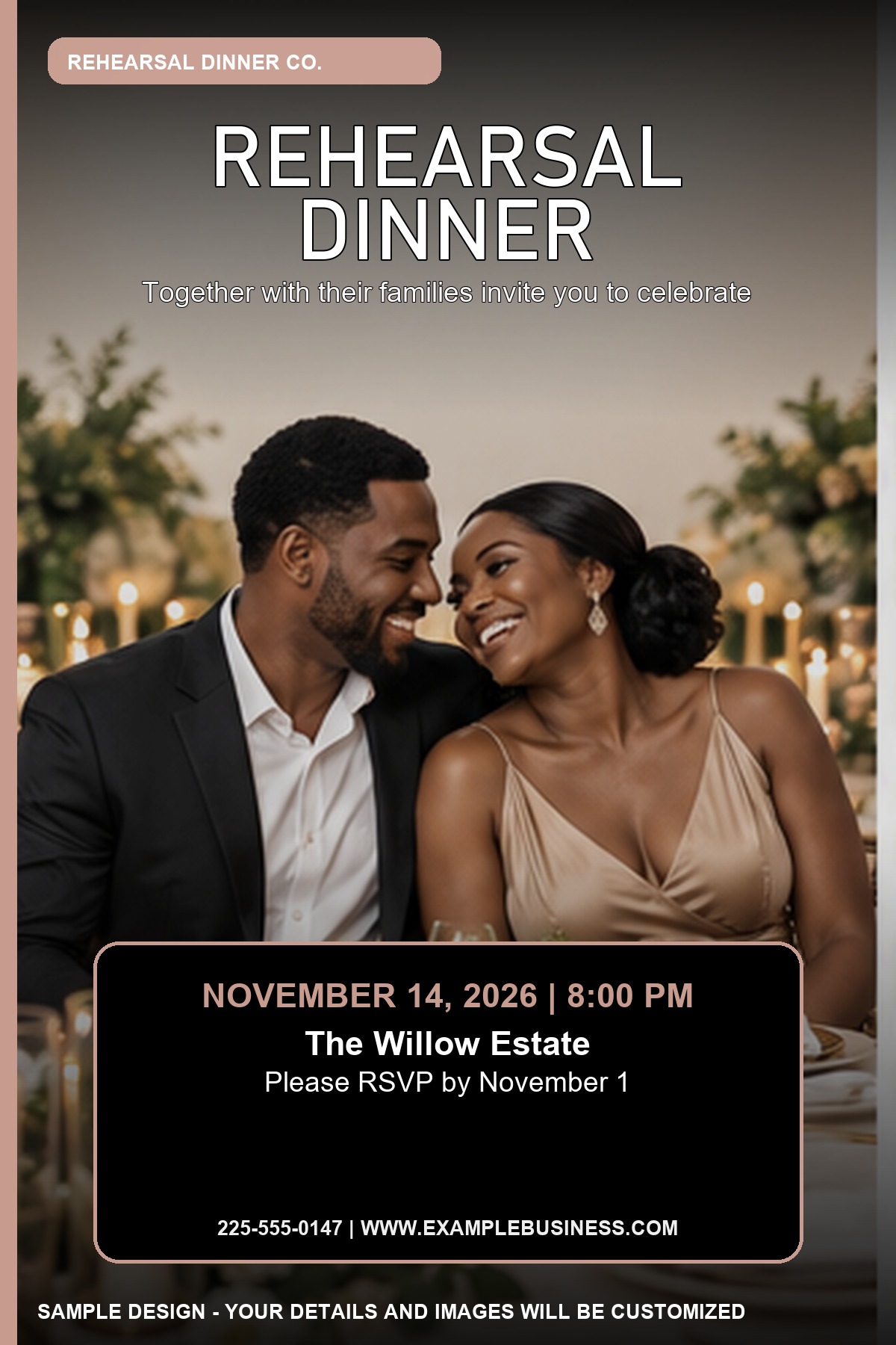 Rehearsal Dinner professional design template