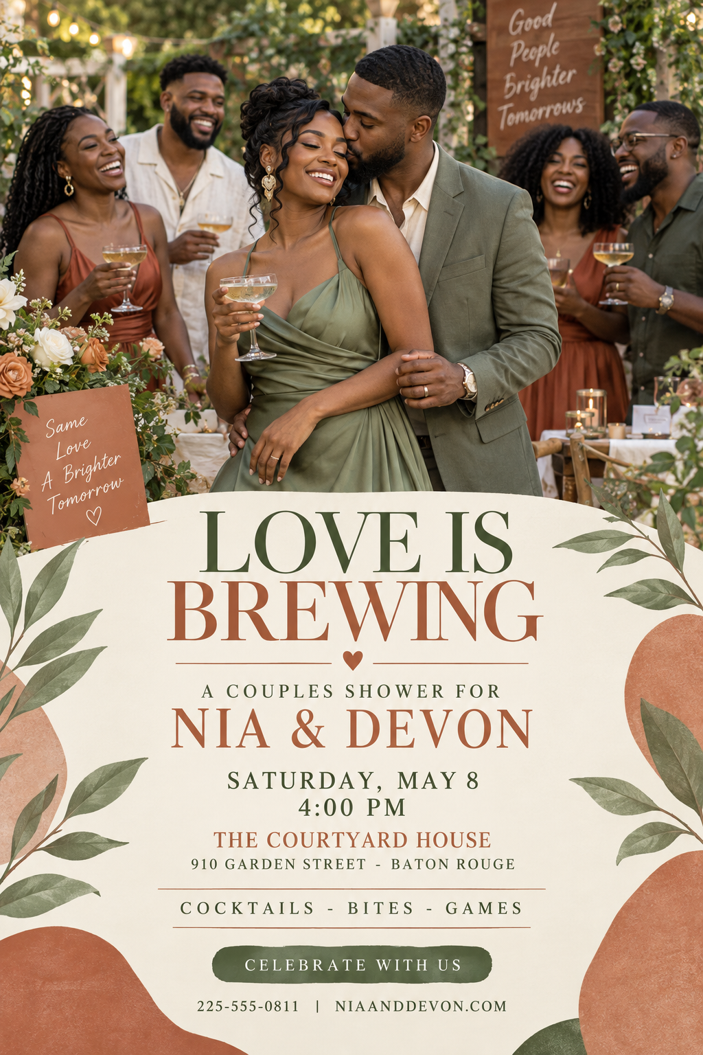 Love Is Brewing professional design template